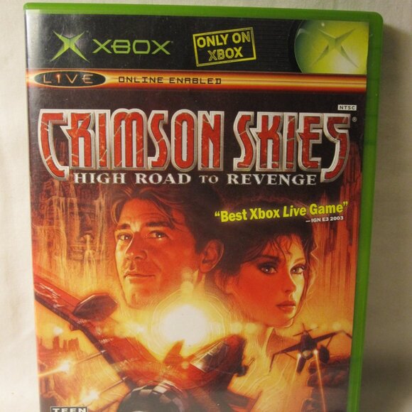 Xbox Video Game: Crimson Skies - High Road to Revenge - 'Not For Resale' ed. - Picture 1 of 4
